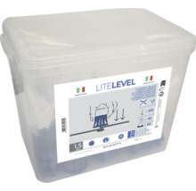 Lite Level Fliesen Nivelliersystem Set in einer transparenten Box