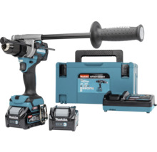 Produktbild: Akku-Schlagbohrschrauber Makita XGT® HP001GD201 40V, inkl. 2 Akkus (2,5 Ah), Ladegerät und MAKPAC Gr.3