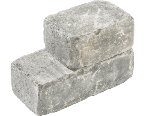 Zwei graue Pflastersteine aus Stein