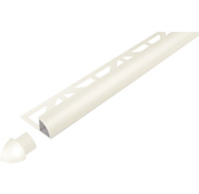 Fliesenabschlussprofil aus Aluminium mit Zubehör