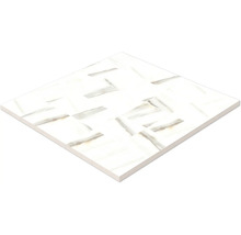 Einzelne Bodenfliese mit Marmoroptik