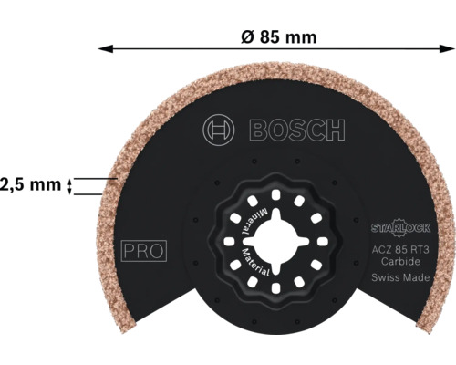 Bosch Starlock Fugensegmentblatt Pro ACZ 85 RT3