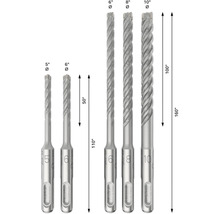 Bohrer Set in verschiedenen Größen