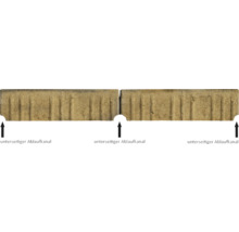 Drainage Pflasterstein mit unterseitigem Ablaufkanal