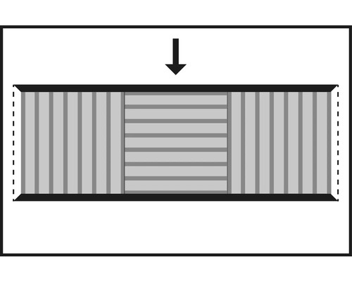 Illustration zur vertikalen Montage von Wandpaneelen