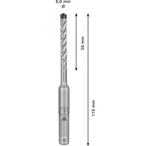 6 Millimeter Durchmesser Bohrerspitze mit 115 Millimeter Länge