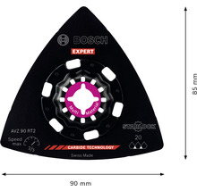 Bosch Expert AVZ 90 RT2 Multimaterial Sägeblatt, 90 mal 85 Millimeter