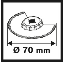 Kreisschneider Durchmesser 70 Millimeter