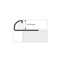 Profilschiene mit einer Höhe von 10 Millimeter