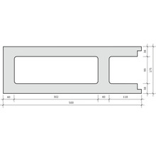Maße eines U-Elements