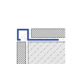 Illustration einer Eckschutzschiene