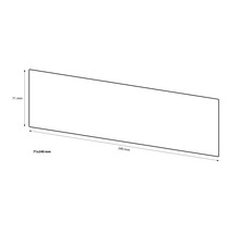 Abbildung mit Maßangaben: 71 x 240 Millimeter.