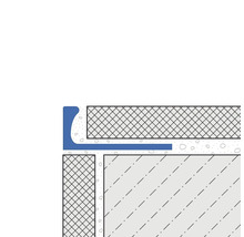 Schema einer Fliesenschiene