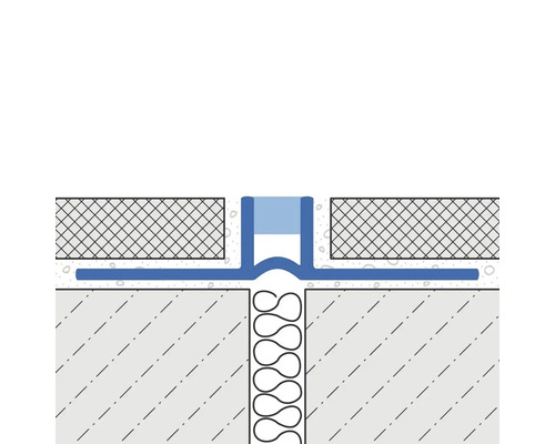 Dehnungsfugenprofil Dural Duraflex schwarz 250 x 10 mm