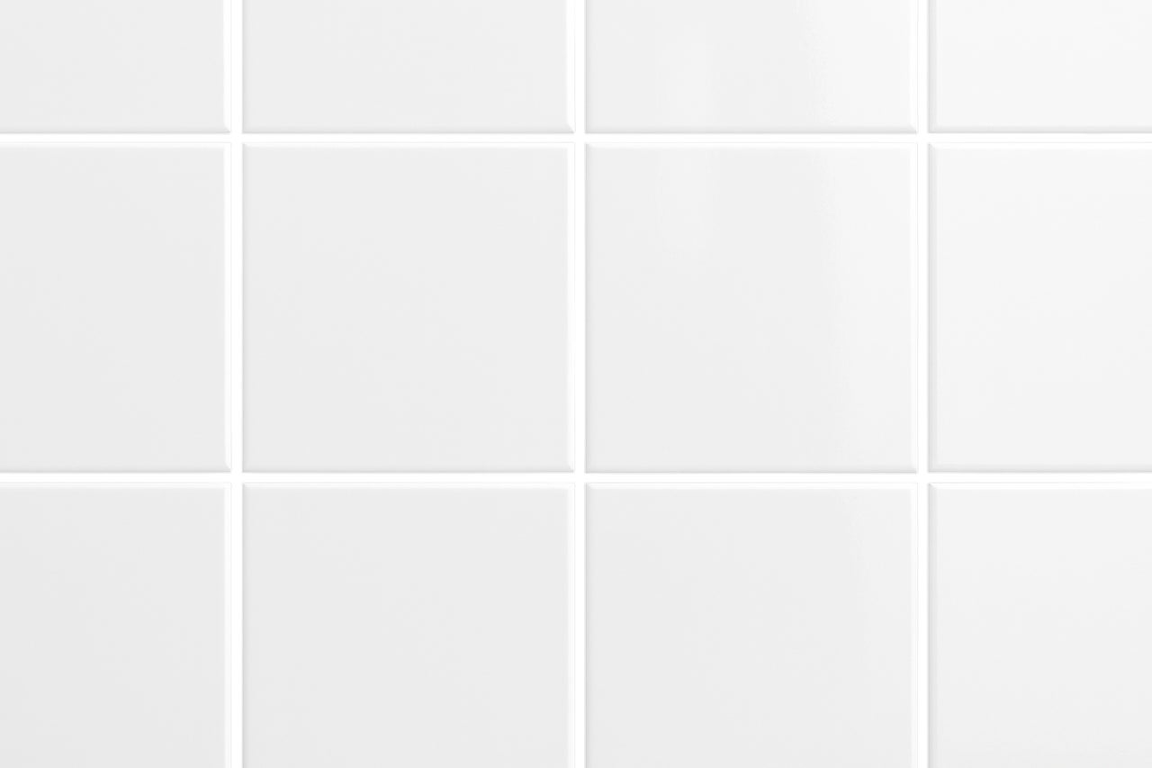 Rechteckige, glänzende Wandfliesen Anordnung