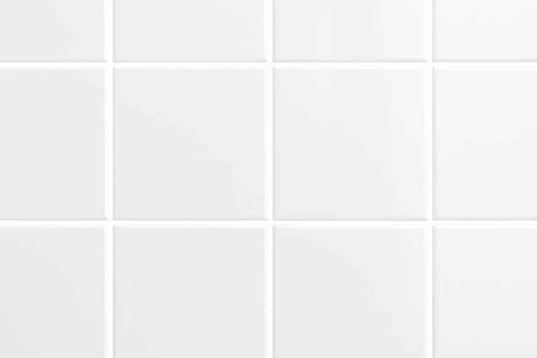 Rechteckige, glänzende Wandfliesen Anordnung