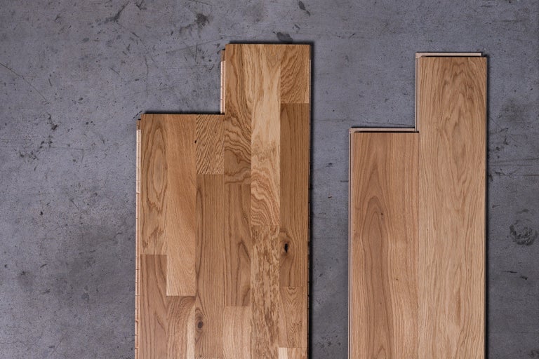 Verlegung von Holzparkett auf einem Untergrund