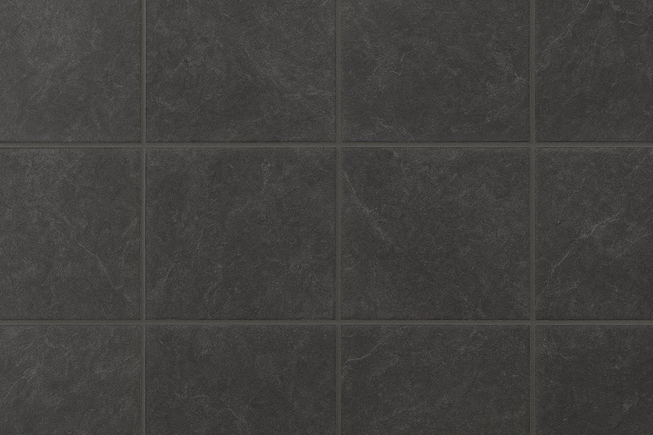 Fliesenmuster mit dunklen Bodenfliesen und Fugen