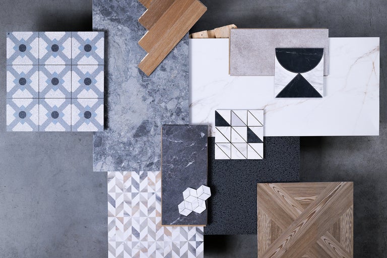 Fliesen und Bodenbeläge in verschiedenen Designs und Materialien für die Raumgestaltung